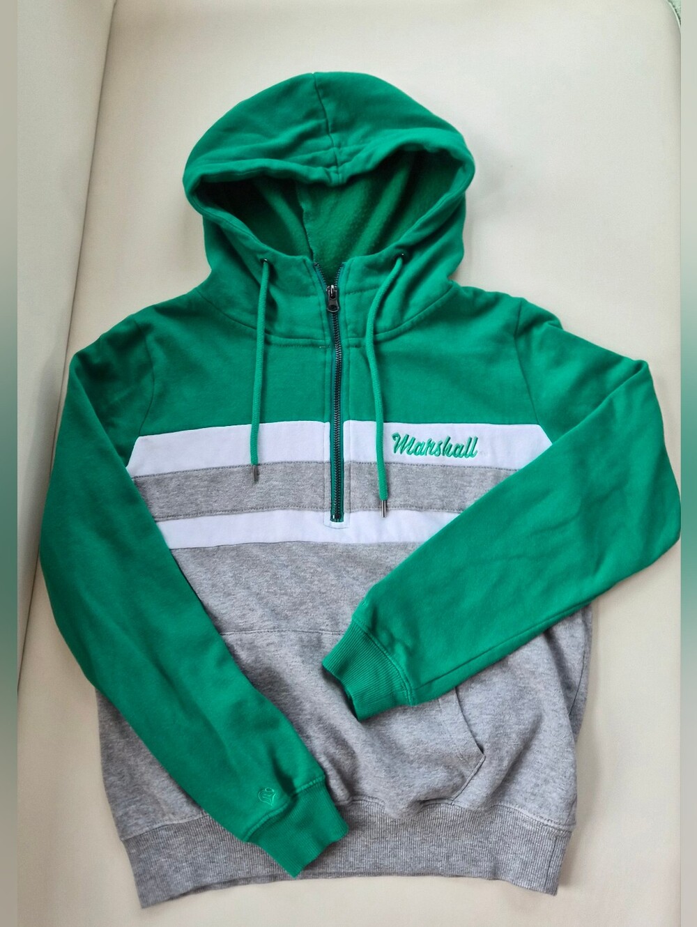 Colosseum - Marshall University 1/4 Zip Hoodie, Womens Size Small